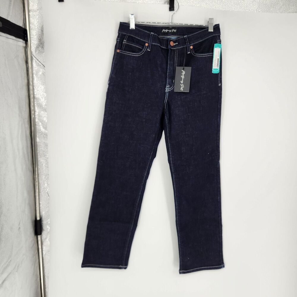 Montgomery Post Indigo Blue‎ Size 6 Jora High Rise Wide Leg Jeans NWT